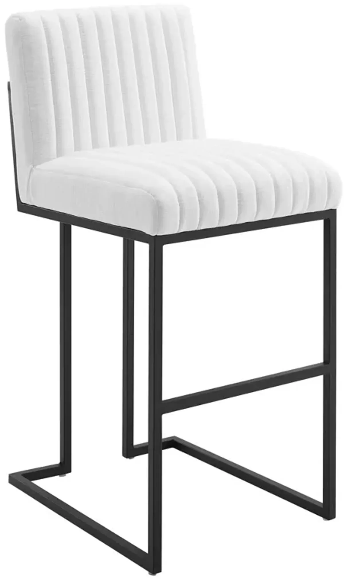 Indulge Channel Tufted Fabric Bar Stool