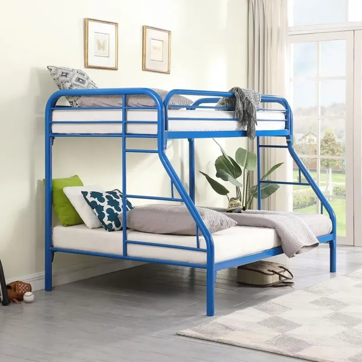 Morgan Twin Over Full Bunk Bed Blue