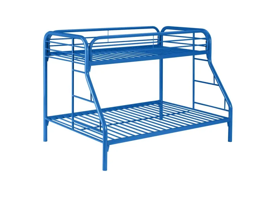 Morgan Twin Over Full Bunk Bed Blue