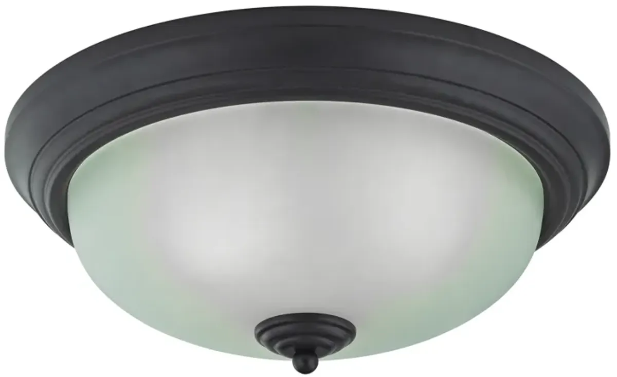 Huntington 15" Wide 3-Light Flush Mount - Oil Rubbed Bronze