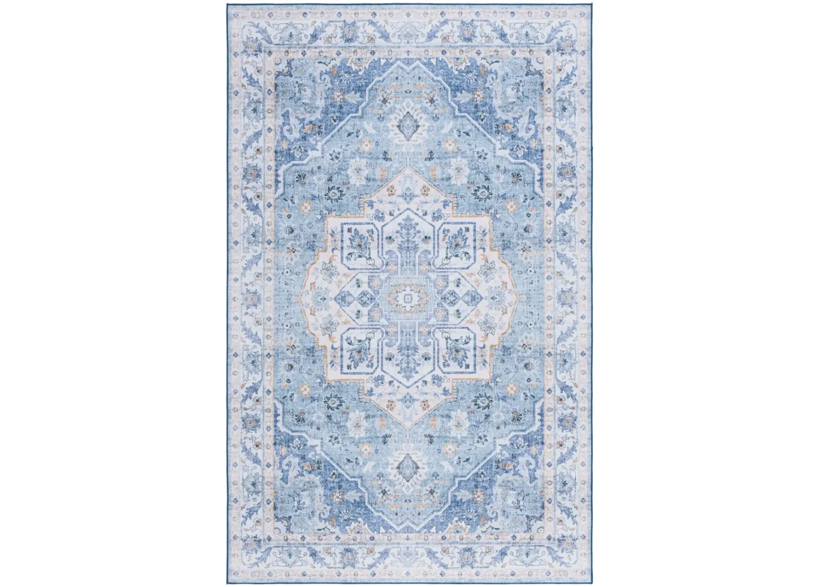 TUCSON 118 M/W S/R LIGHT BLUE  10' x 14' Large Rectangle Rug