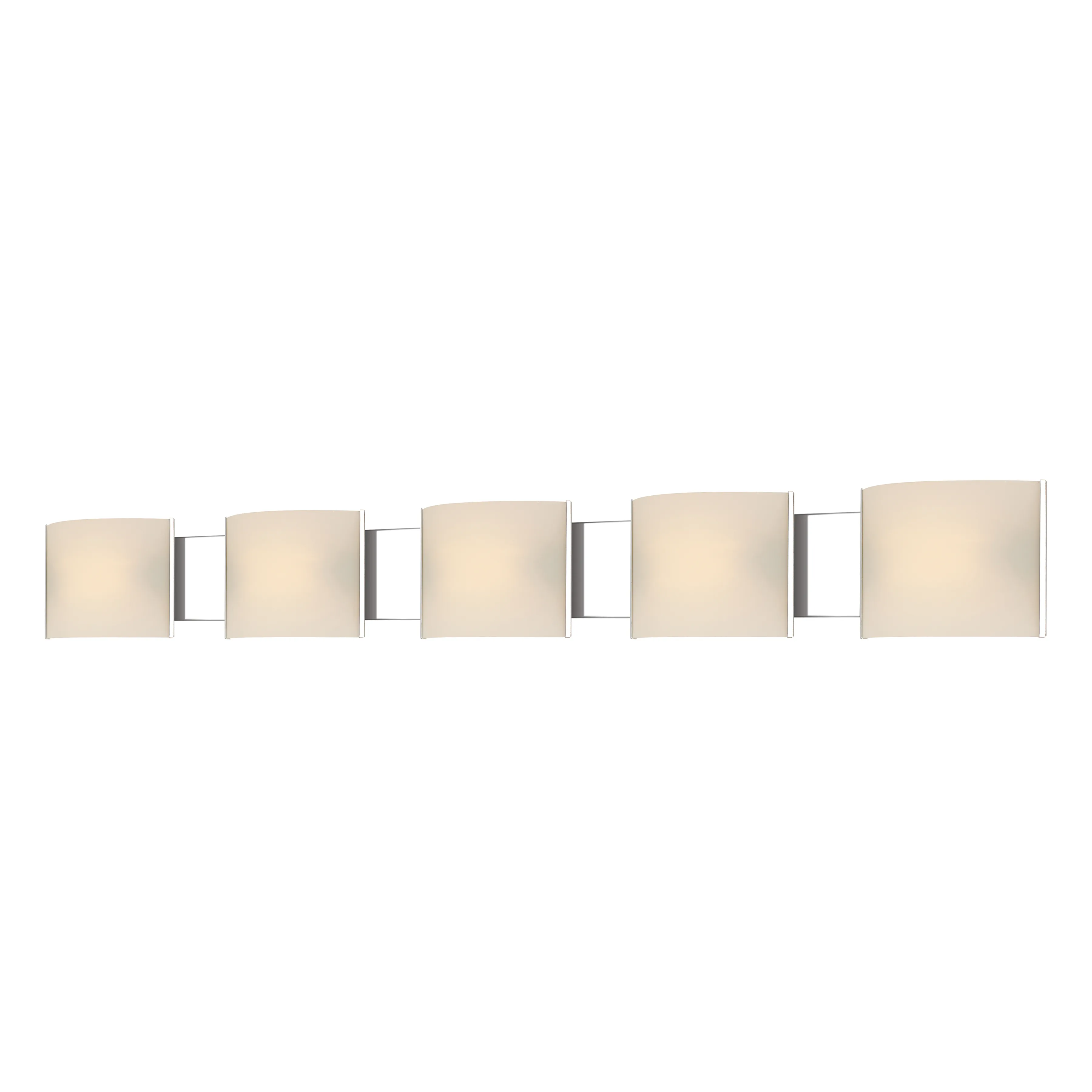 Pannelli 52" Wide 5-Light Vanity Light - Chrome