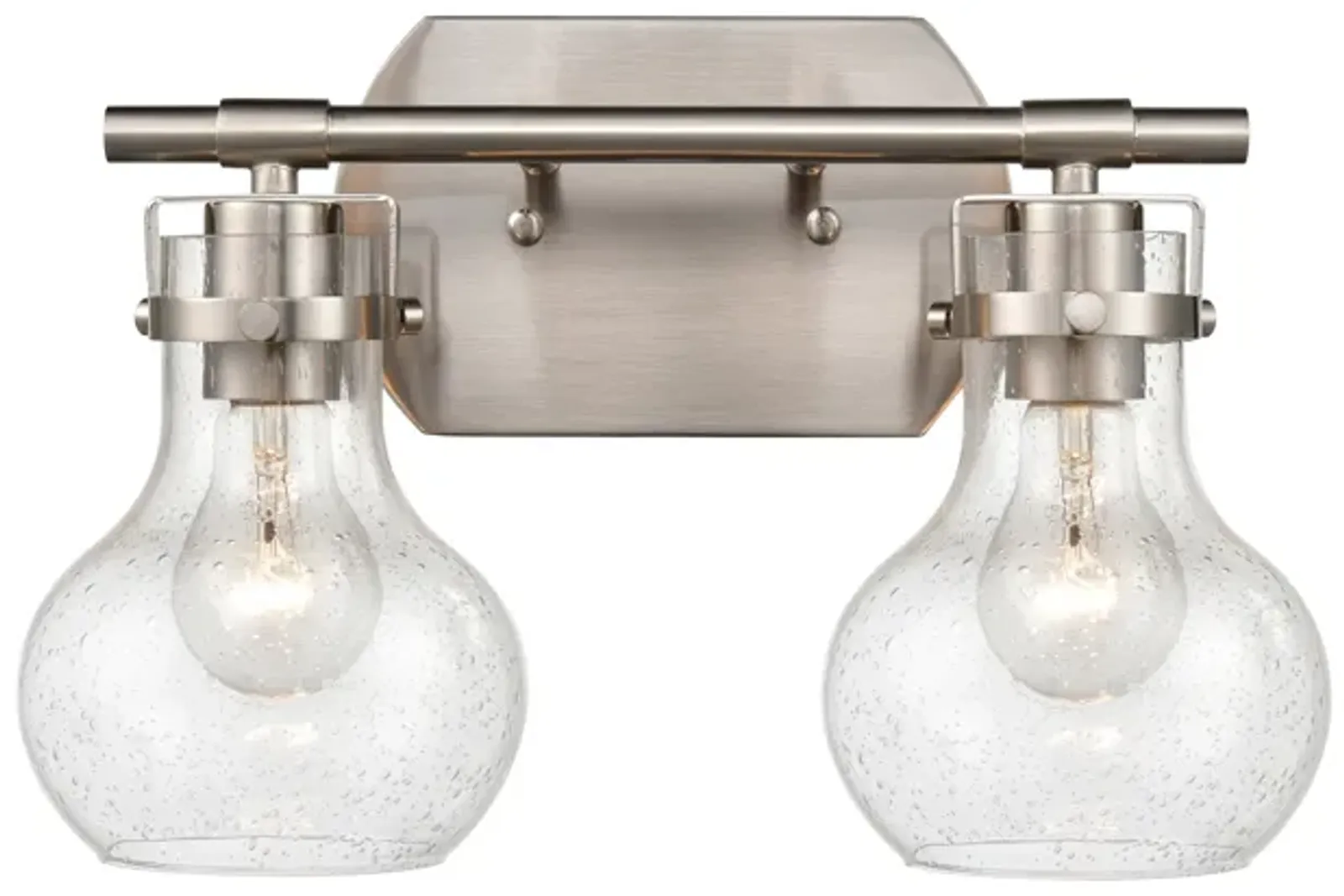 Salamanca 15.5" Wide 2-Light Vanity Light - Satin Nickel