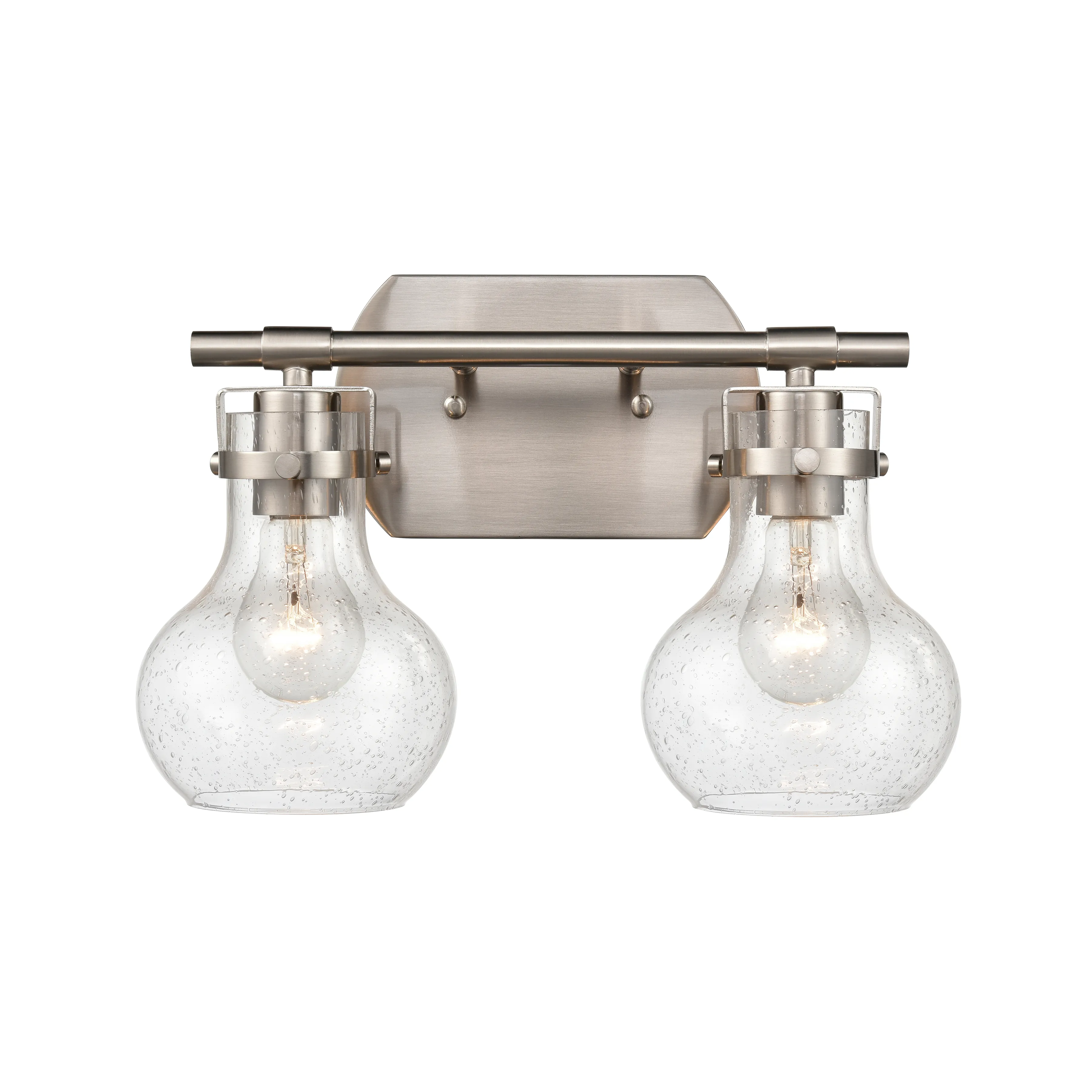 Salamanca 15.5" Wide 2-Light Vanity Light - Satin Nickel