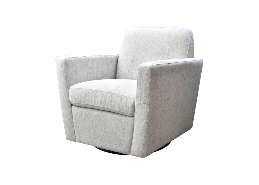 Cooper Swivel Club Chair - Woven Linen