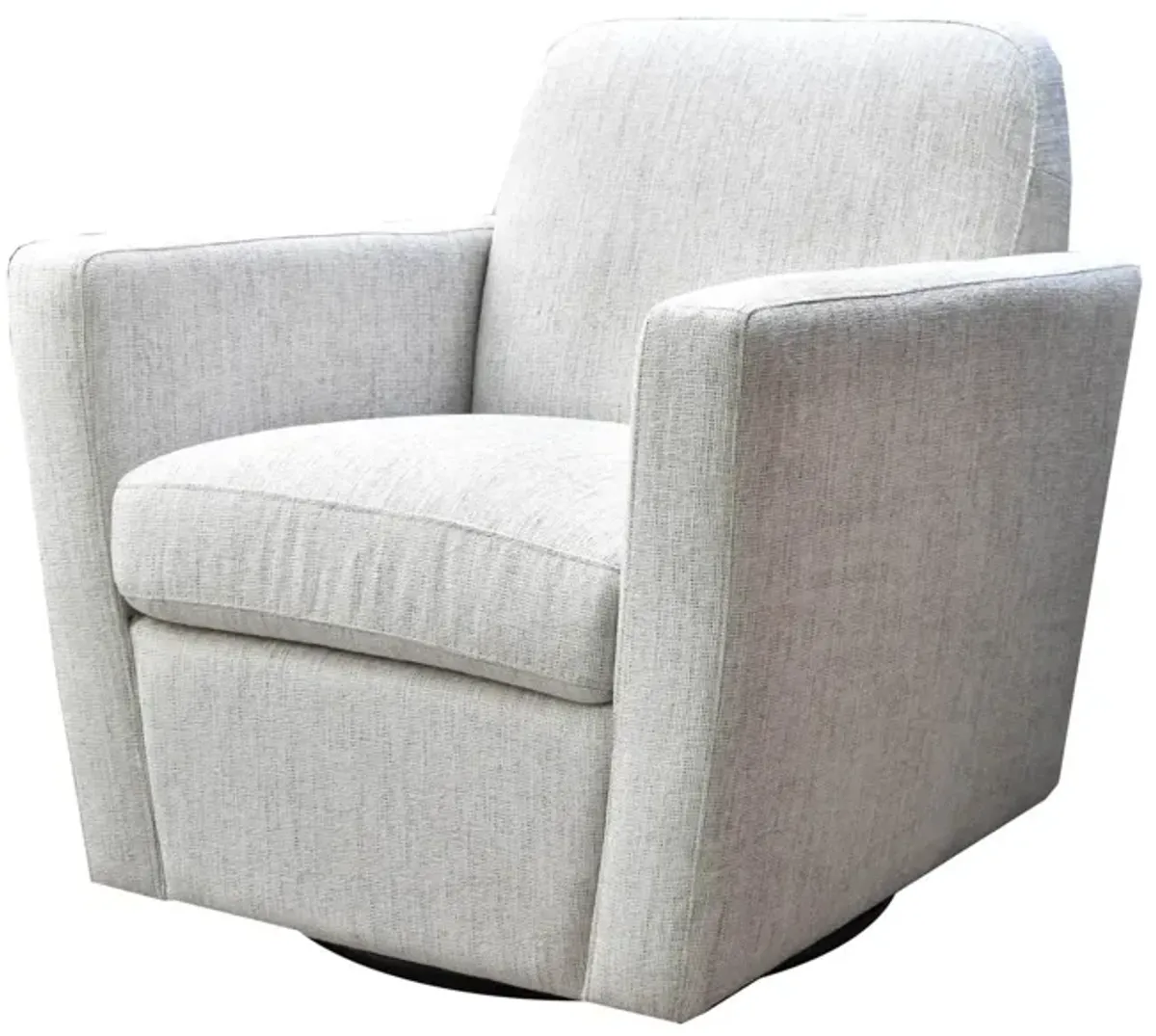 Cooper Swivel Club Chair - Woven Linen