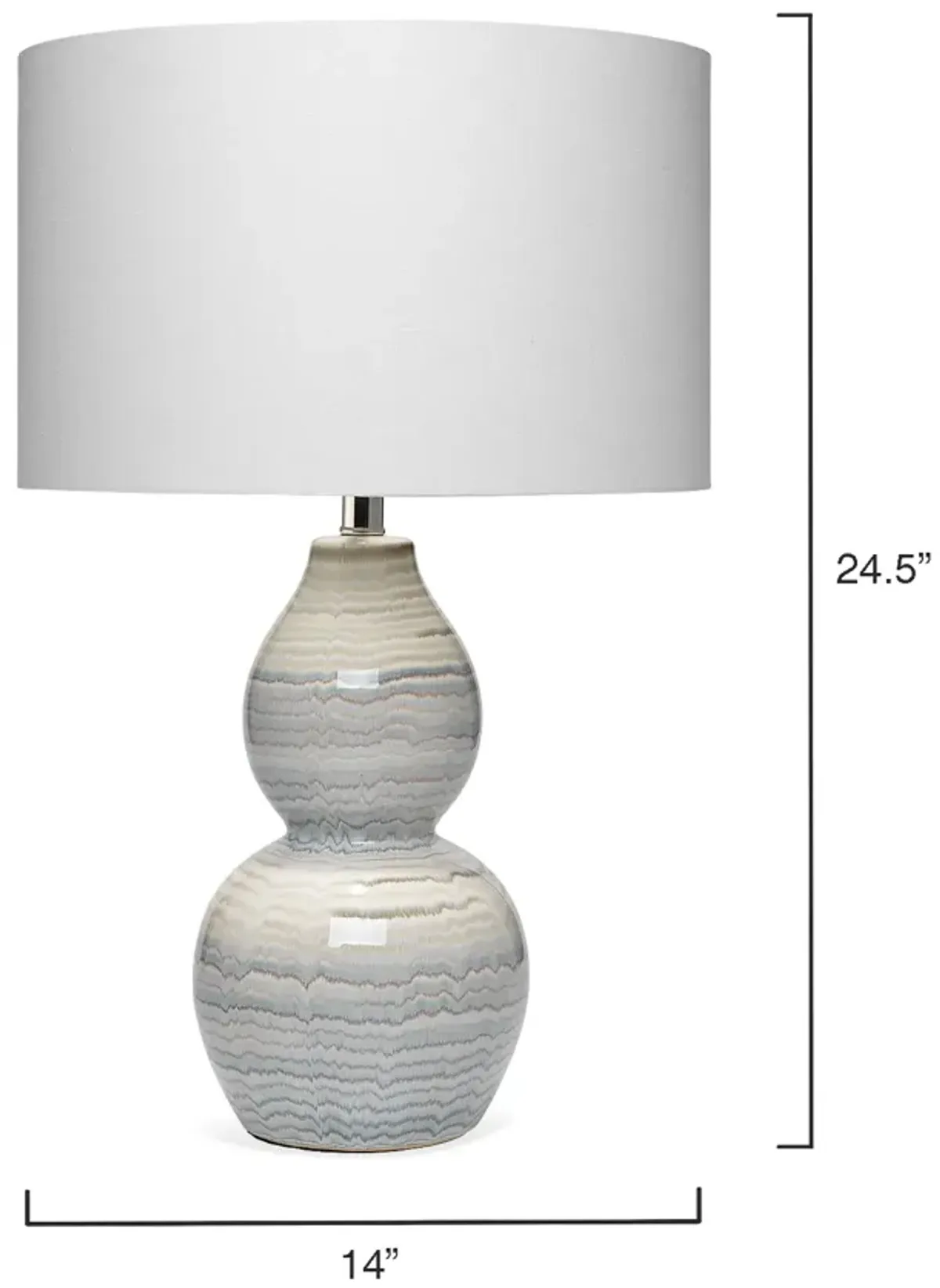 Catalina Wave Table Lamp