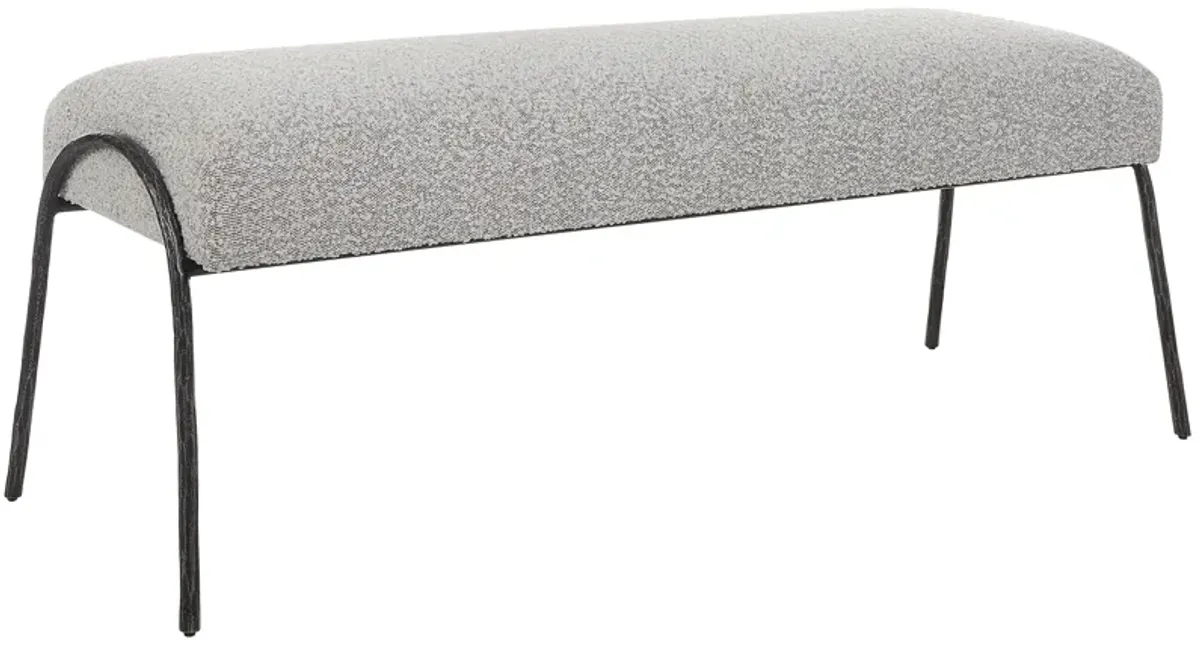 Jacobsen Modern Gray Bench