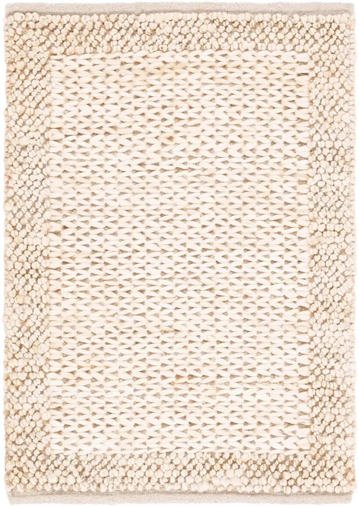 NATURAL FIBER Hand Woven 3' x 5' area rug