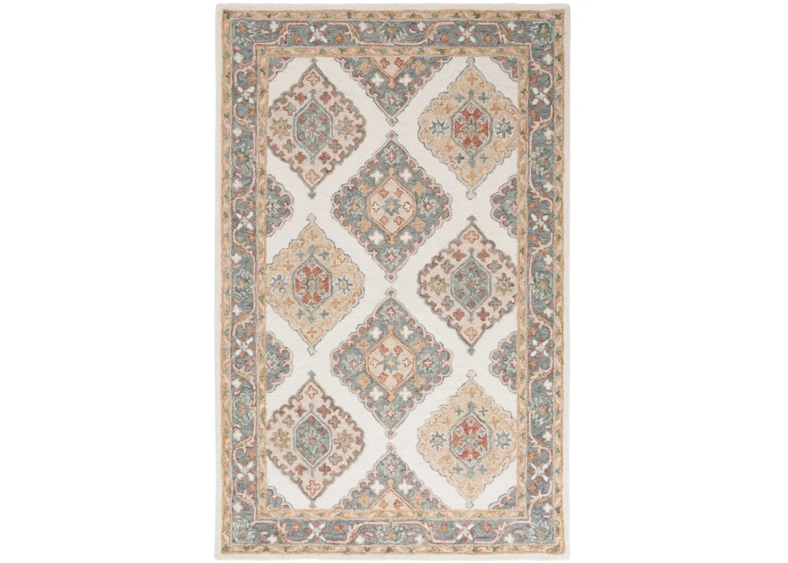 METRO 378 IVORY  8' x 10' Large Rectangle Rug