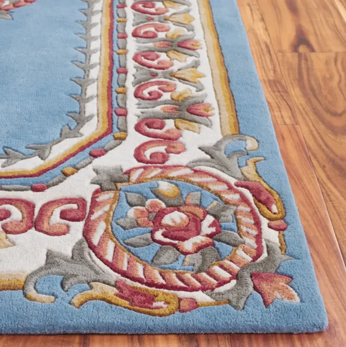 NAPLES 901 LIGHT BLUE  2'-3' x 8' Runner Rug