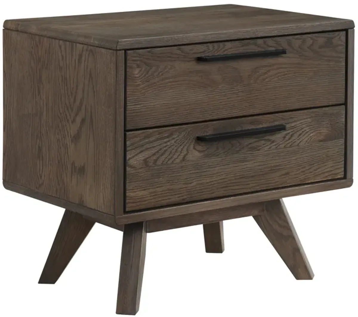 Astoria Oak 2-Drawer Nightstand