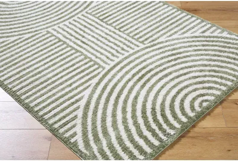 Fossay Shag FSG-2333 5'3" x 7' Machine Woven Rug