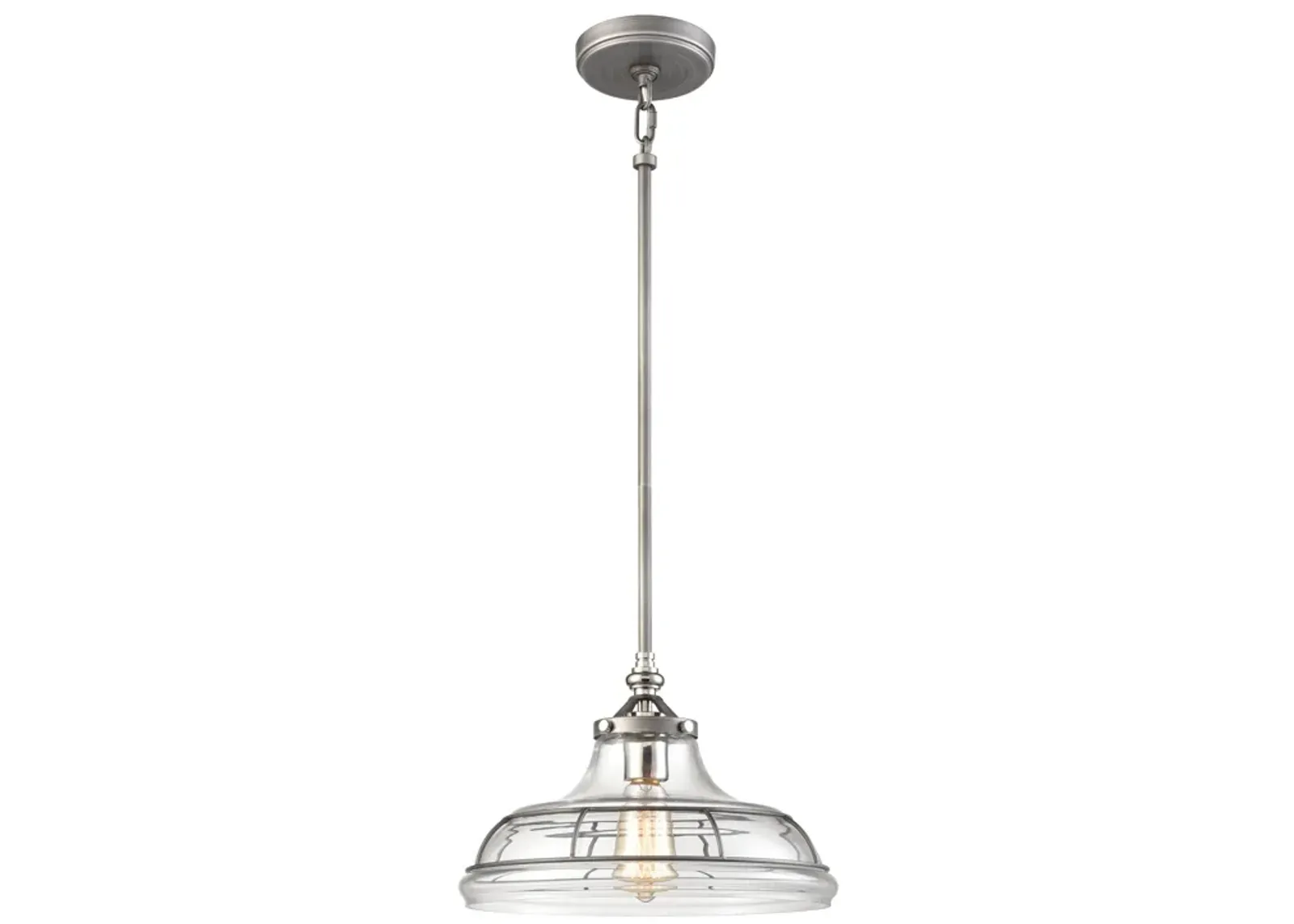 Dunkirk 13" Wide 1-Light Pendant - Weathered Zinc