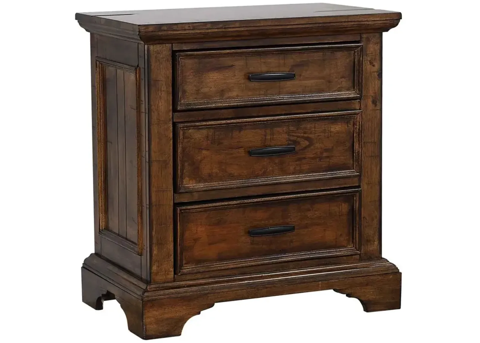 Elk Grove 3-drawer Nightstand Vintage Bourbon