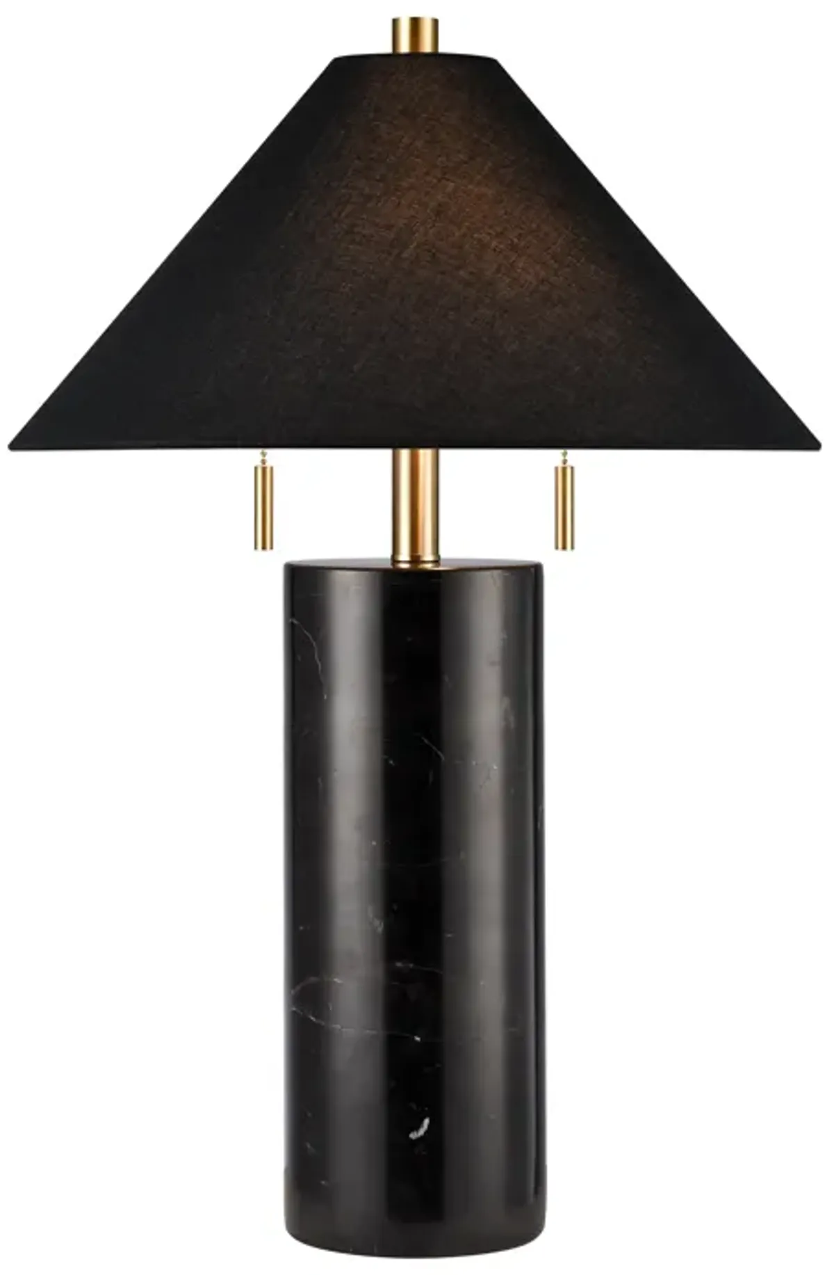 Blythe 26" High 2-Light Table Lamp - Black