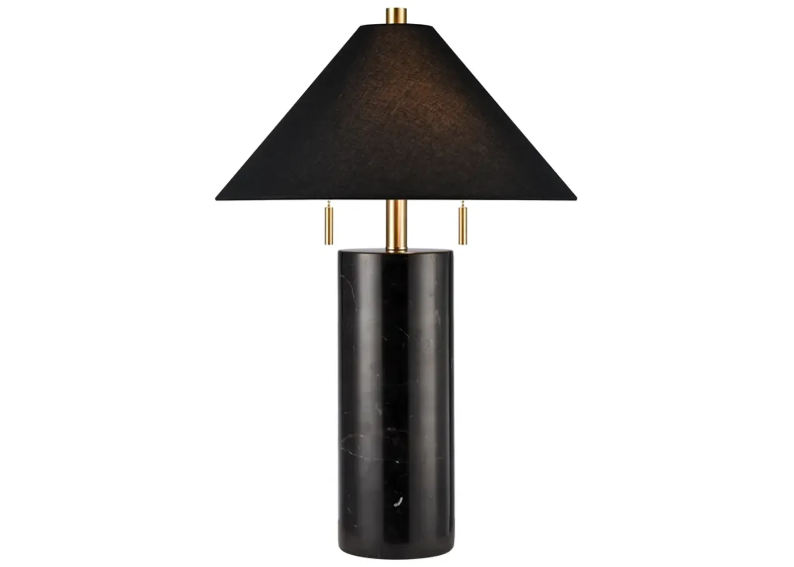 Blythe 26" High 2-Light Table Lamp - Black