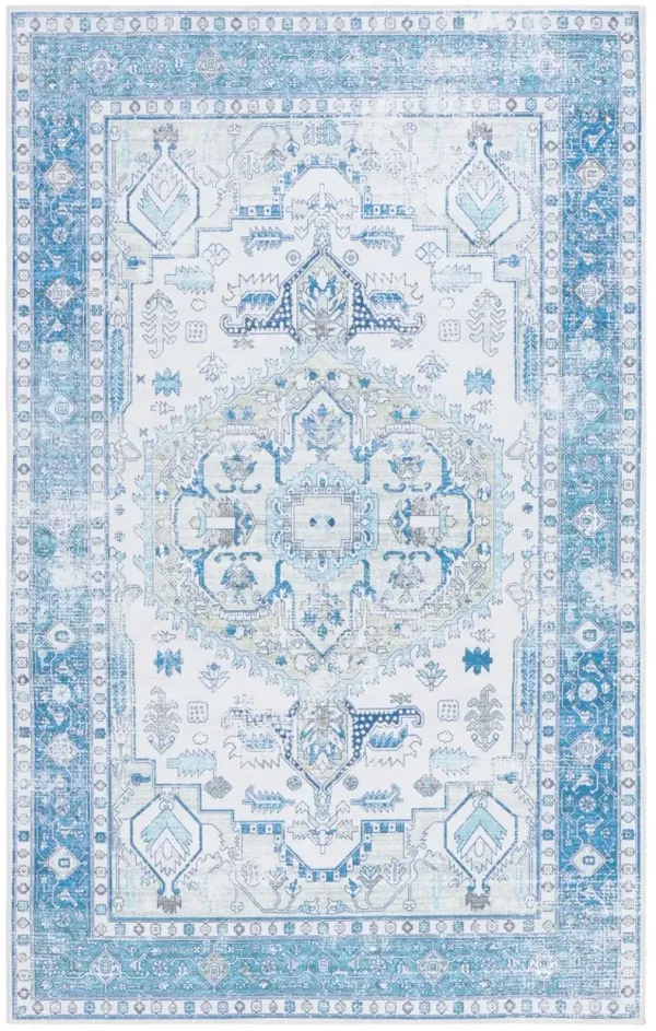 ARIZONA 105 Blue 5' X 8' Medium Rectangle Rug