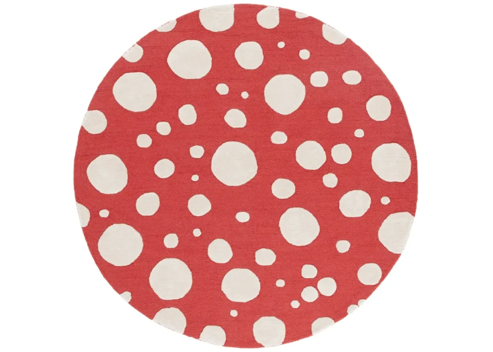 CAMBRIDGE 147 RED  6' x 6' Round Round Rug