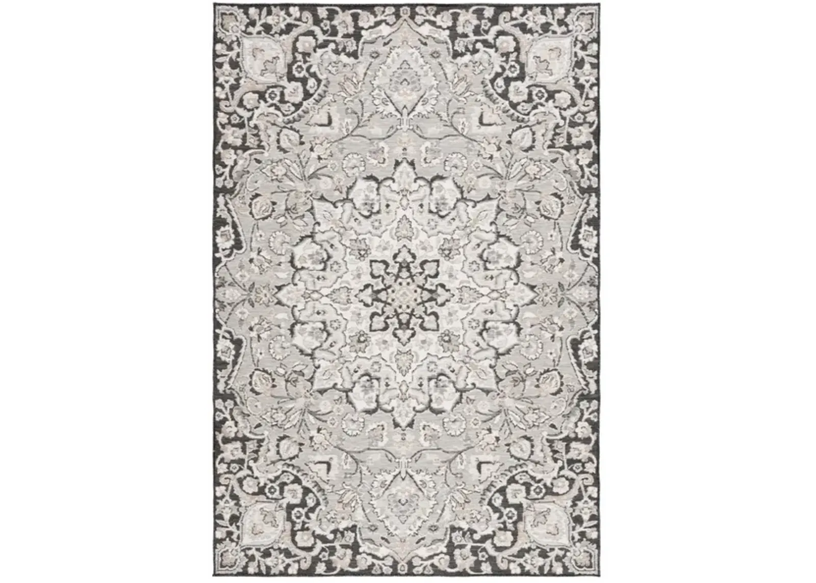 SUNRISE 696 Grey  4' X 5'-7' Small Rectangle Rug