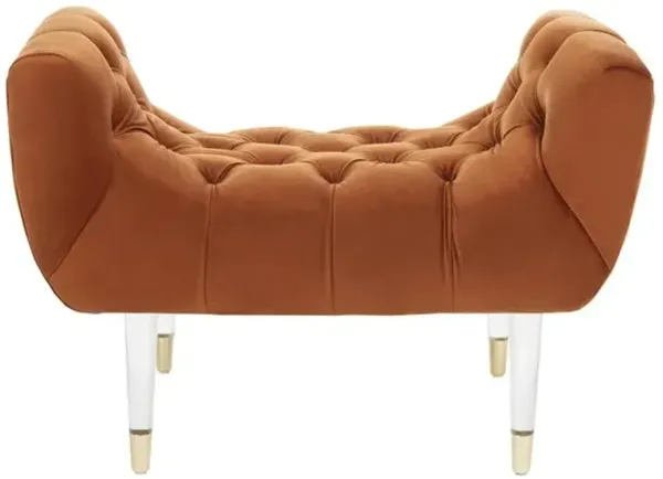 Eugenie Tufted Velvet Bench