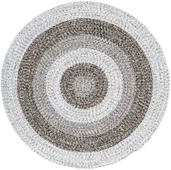 BRAIDED Hand Woven 5' x 5' Round area rug