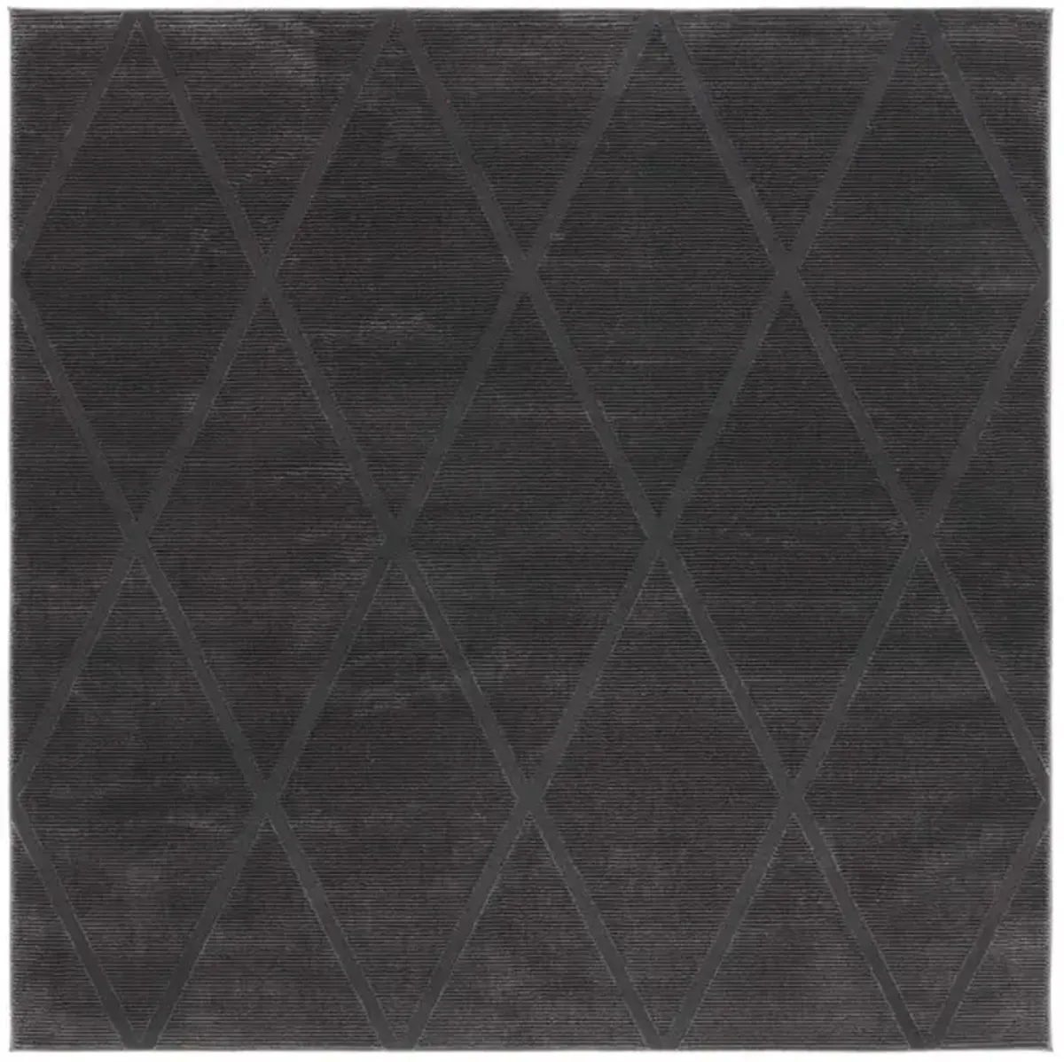 REVIVE 104 Grey 6'-7' X 6'-7' Square Square Rug