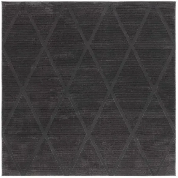REVIVE 104 Grey 6'-7' X 6'-7' Square Square Rug