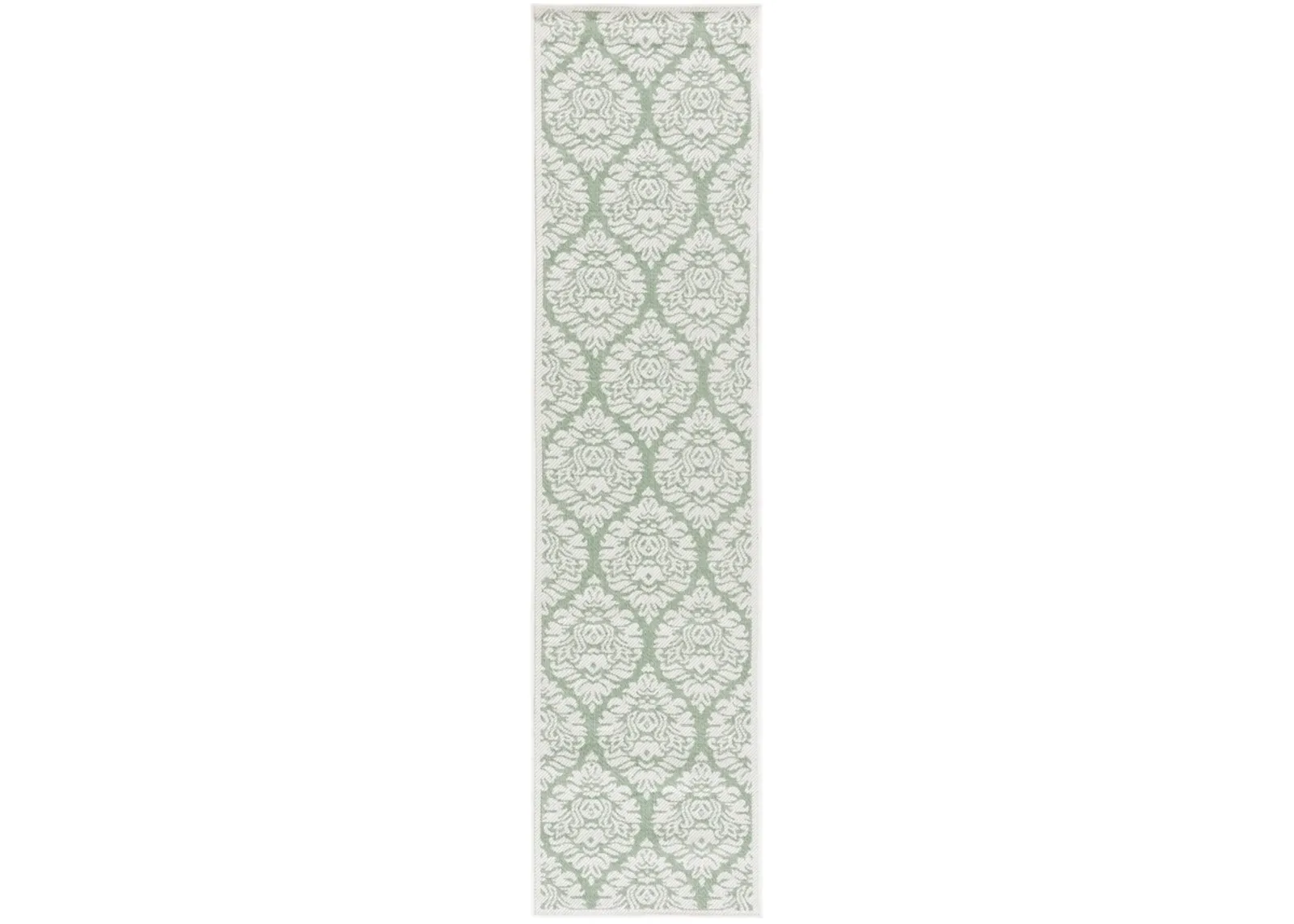 BERMUDA  821 Green 2' X 8' Runner Rug