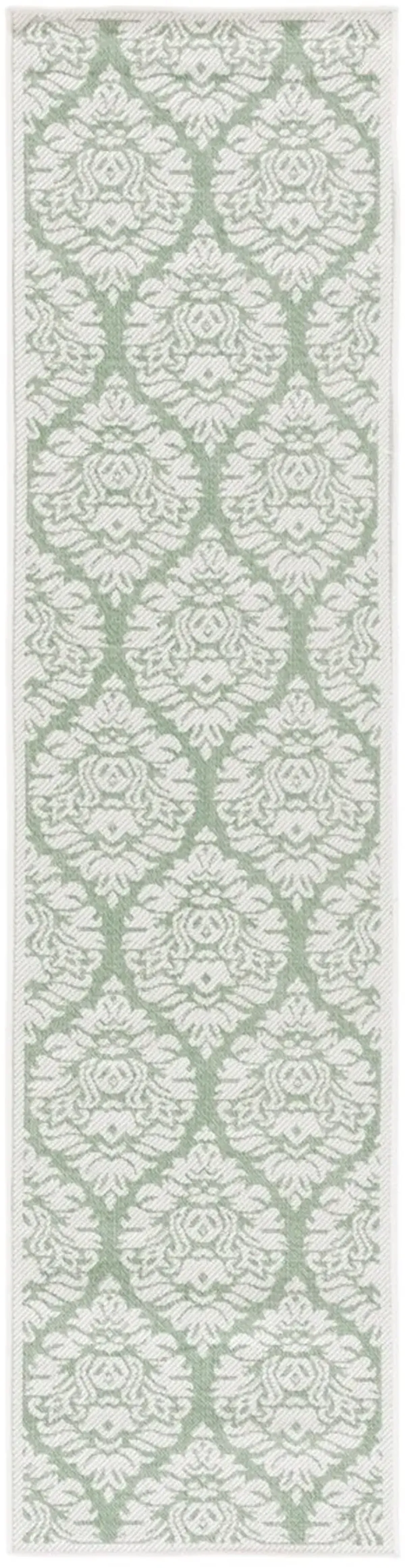 BERMUDA  821 Green 2' X 8' Runner Rug