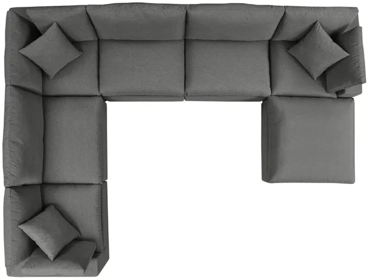 Commix 7-Piece Outdoor Patio Sectional Sofa