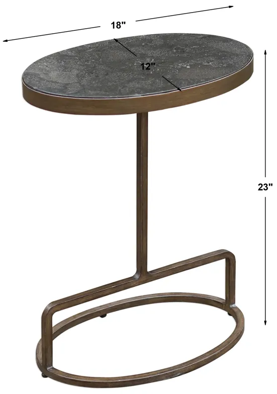 Jessenia Stone Accent Table