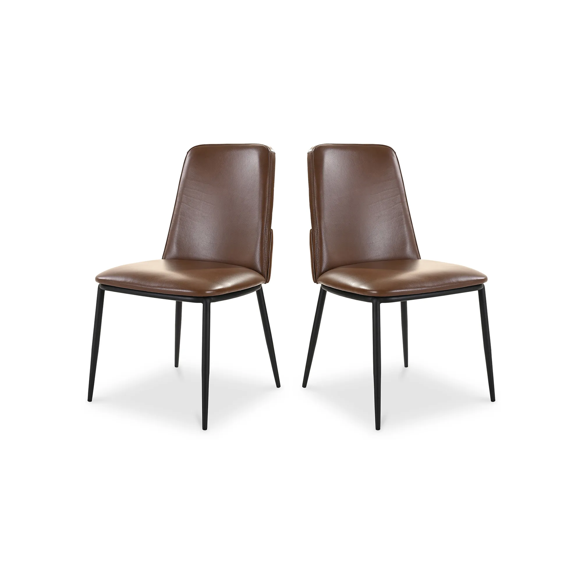 DOUGLAS DINING CHAIR DARK BROWN-SET OF TWO