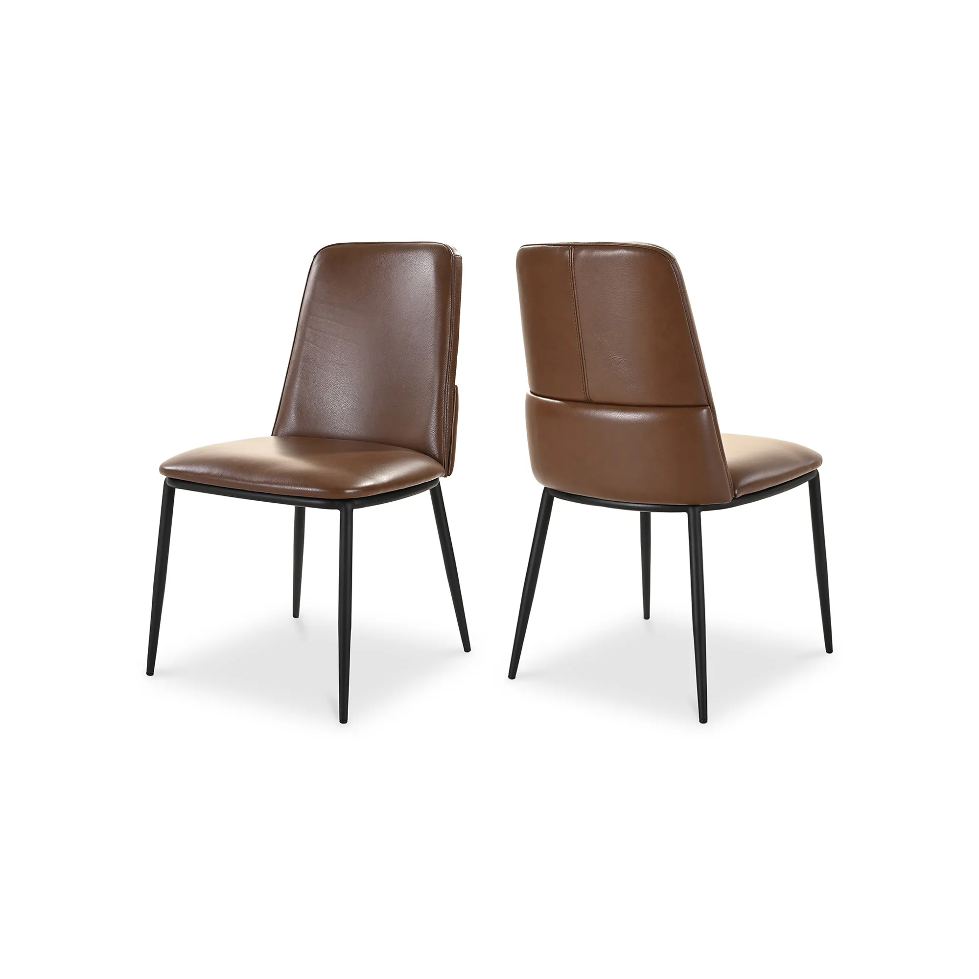 DOUGLAS DINING CHAIR DARK BROWN-SET OF TWO