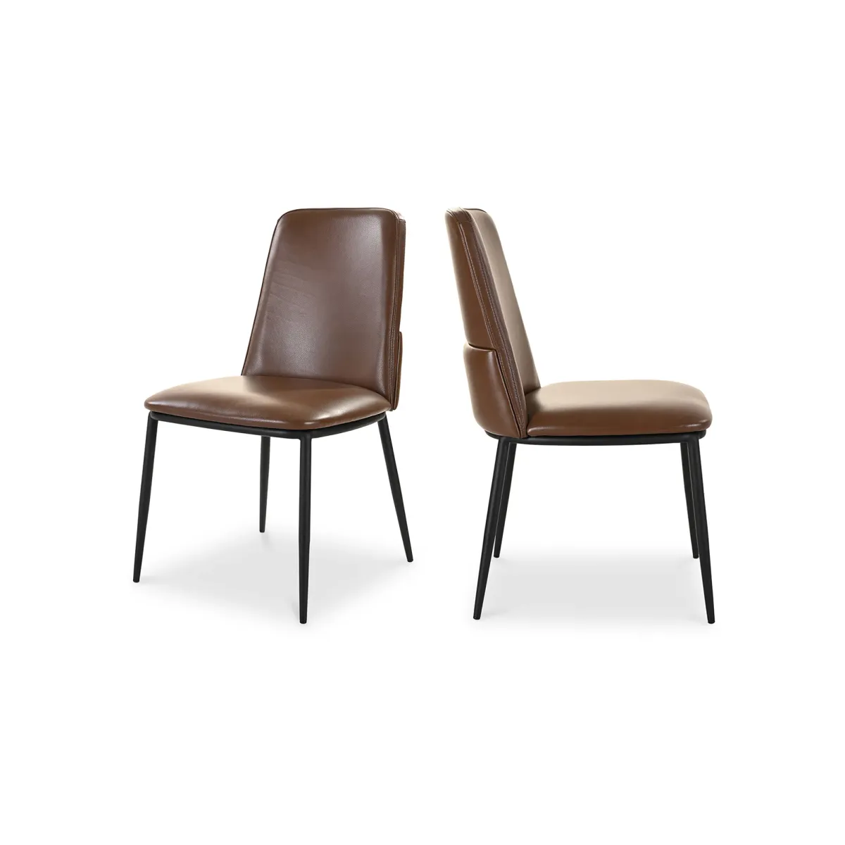 DOUGLAS DINING CHAIR DARK BROWN-SET OF TWO