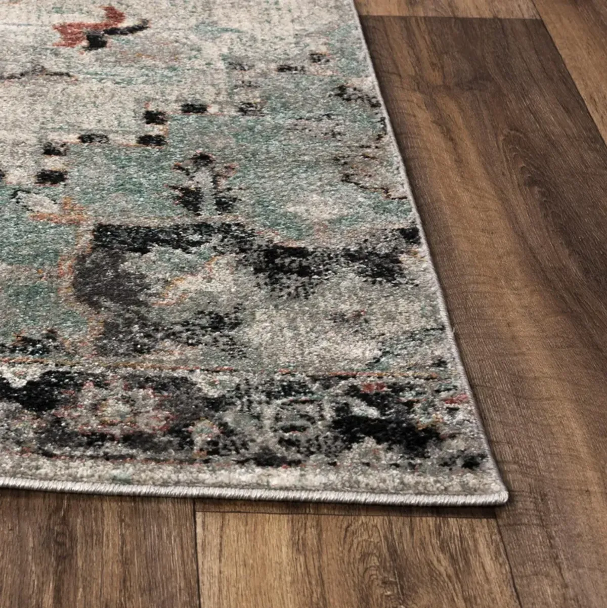 Odyssey Multi  Polypropylene 2'6"x7'6" Runner Rug