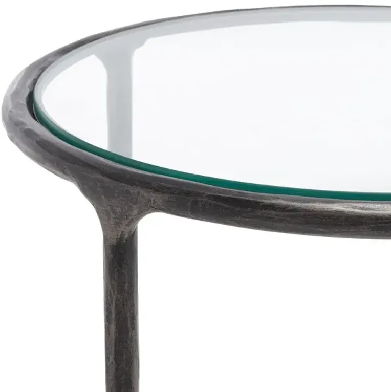 JESSA METAL ROUND END TABLE