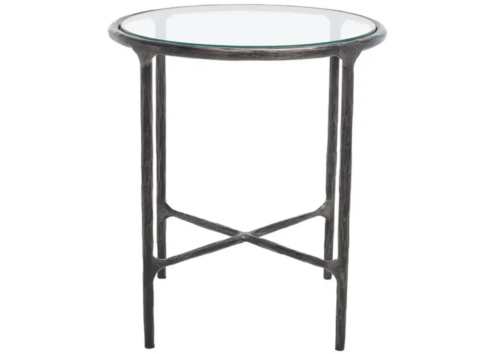 JESSA METAL ROUND END TABLE