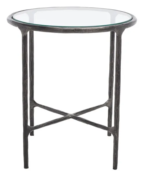 JESSA METAL ROUND END TABLE