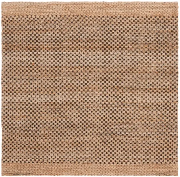 NATURAL FIBER 675 NATURAL  6'-6' x 6'-6' Square Square Rug
