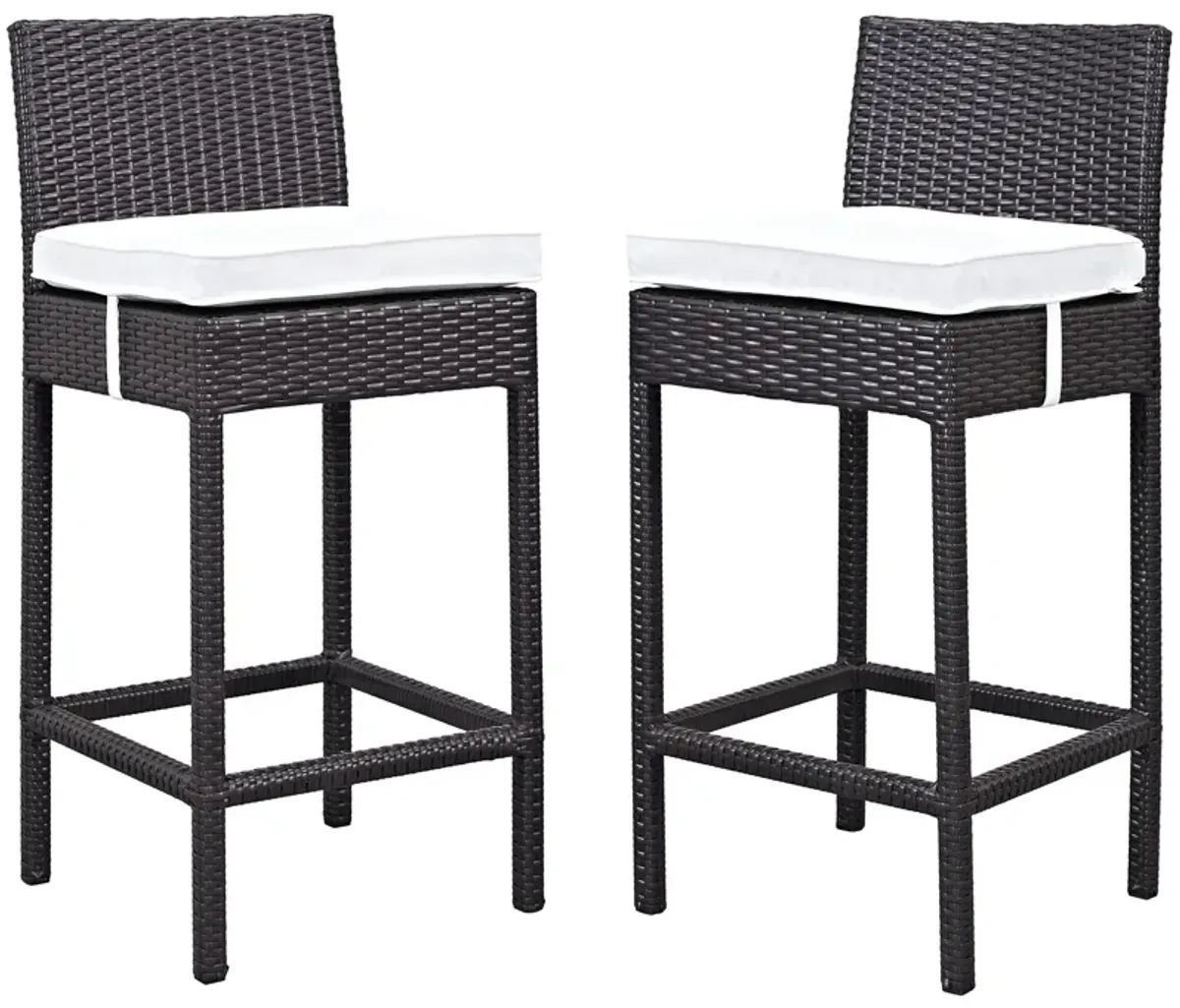 Lift Bar Stool Outdoor Patio Set of 2