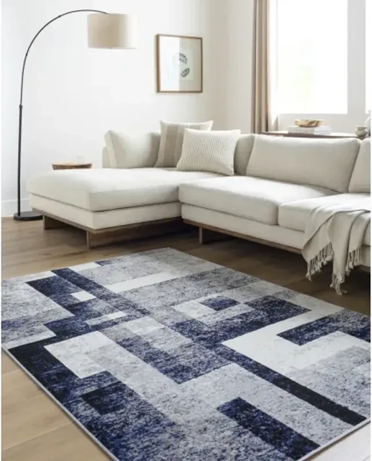 Pisa PSS-2385 7'10" x 10' Machine Woven Rug