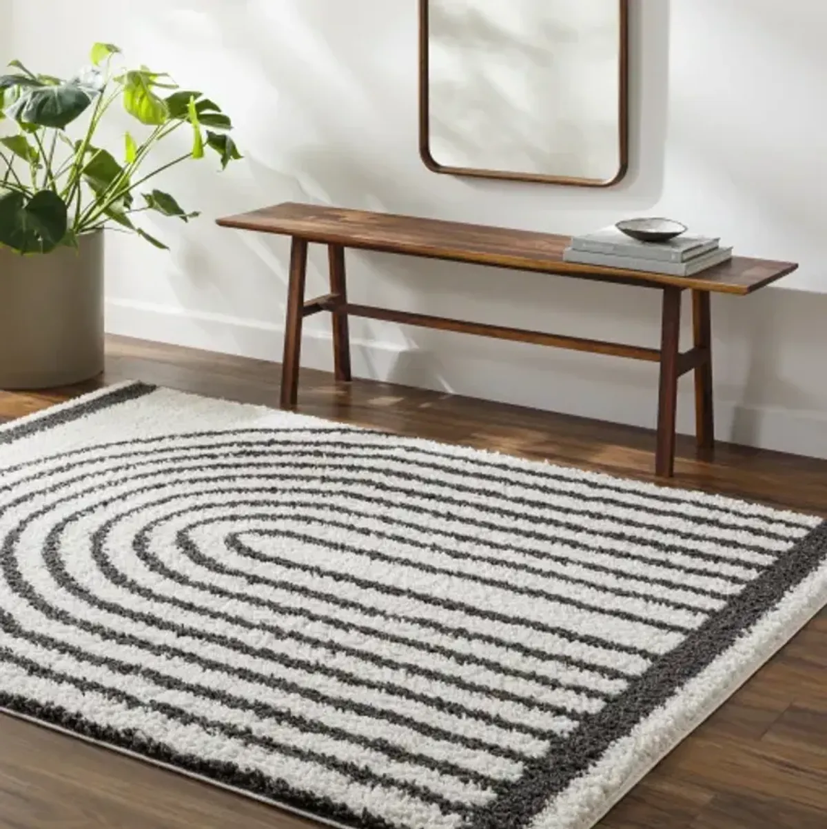 Birmingham BMM-2312 5'3" x 7' Machine Woven Rug