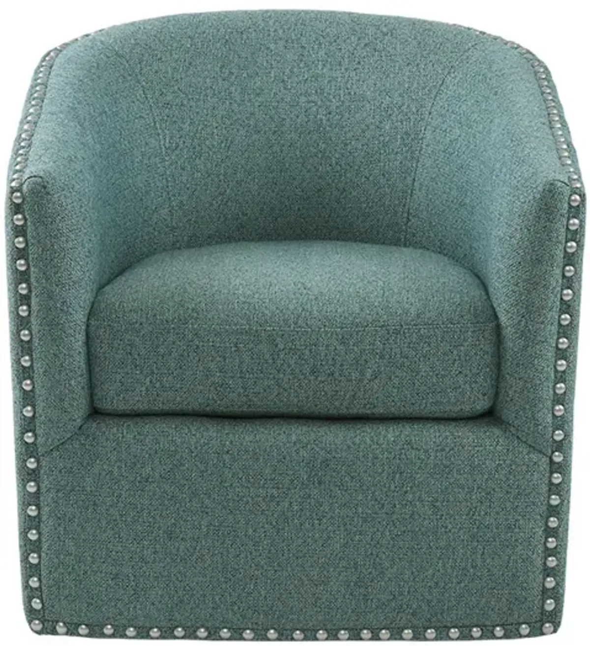 Madison Park Tyler Teal Multi Swivel Chair