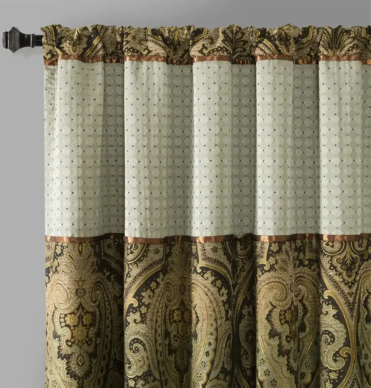 Hampton Hill Canovia Springs Brown Curtain Panel