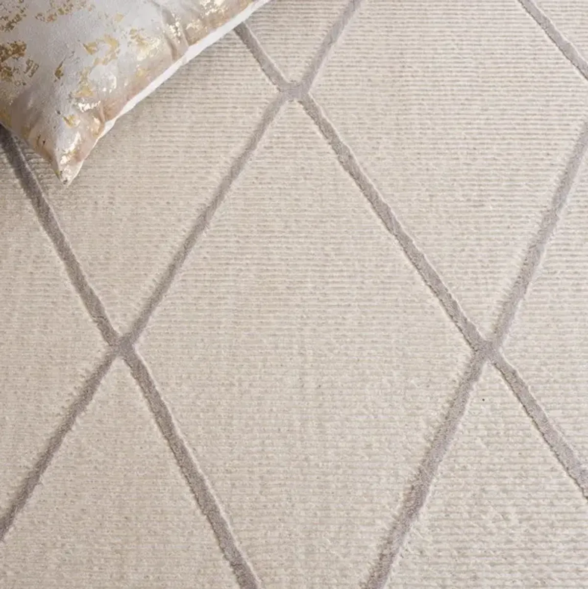 REVIVE 104 Beige  6'-7' X 6'-7' Square Square Rug