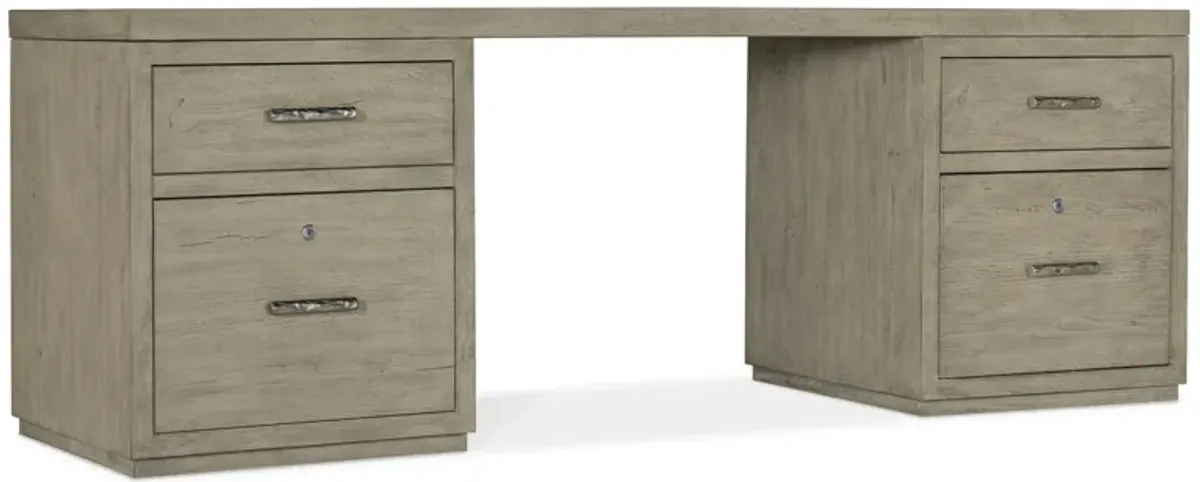 Linville Falls 84" Desk with Two Files