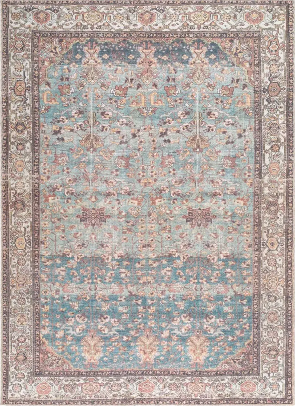 Amelie 5'3" x 7'3" Machine Woven Rug
