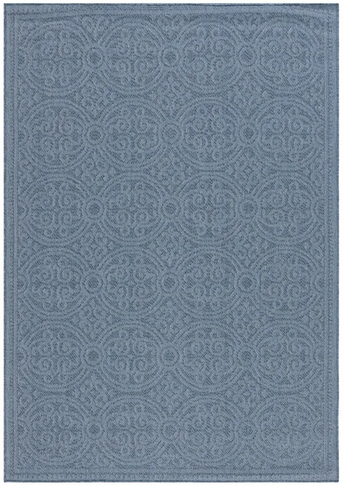 BERMUDA  809 Blue 8' X 10' Large Rectangle Rug