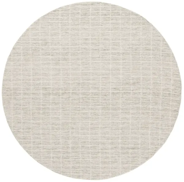 EBONY Hand Tufted 6' x 6' Round area rug